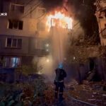 Russian strikes on Kyiv
