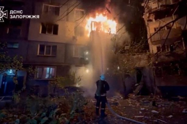 Russian strikes on Kyiv