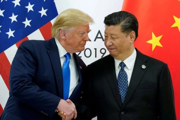 Xi Jinping and Donald Trump