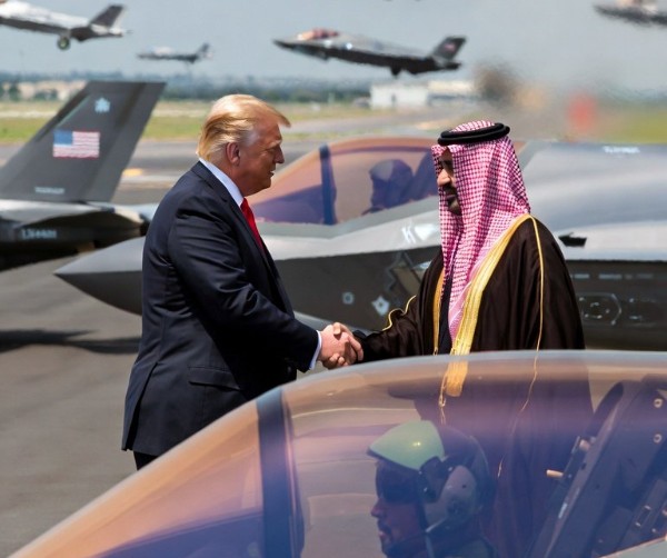 Donald Trump and Mohammed bin Salman