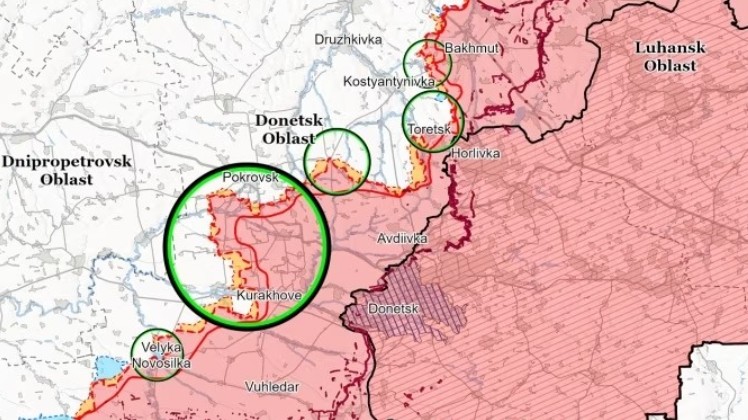 Russian activity in Pokrovsk