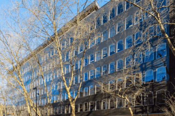 Seifert-designed office block near Tottenham Court Road