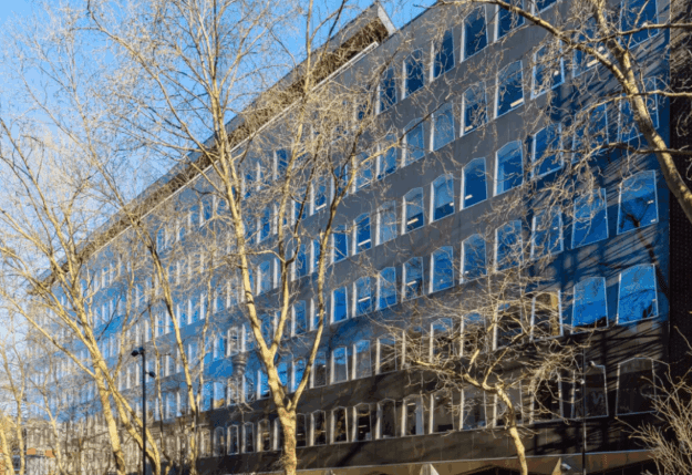 Seifert-designed office block near Tottenham Court Road