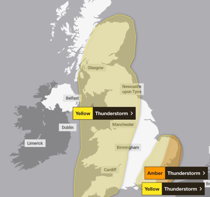 Weather Warning Map