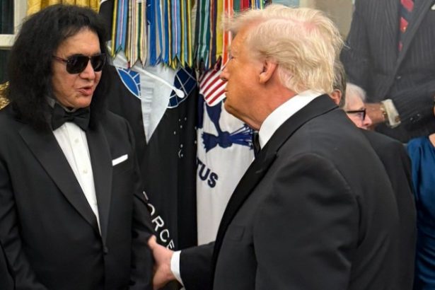 Gene Simmons and Donald Trump