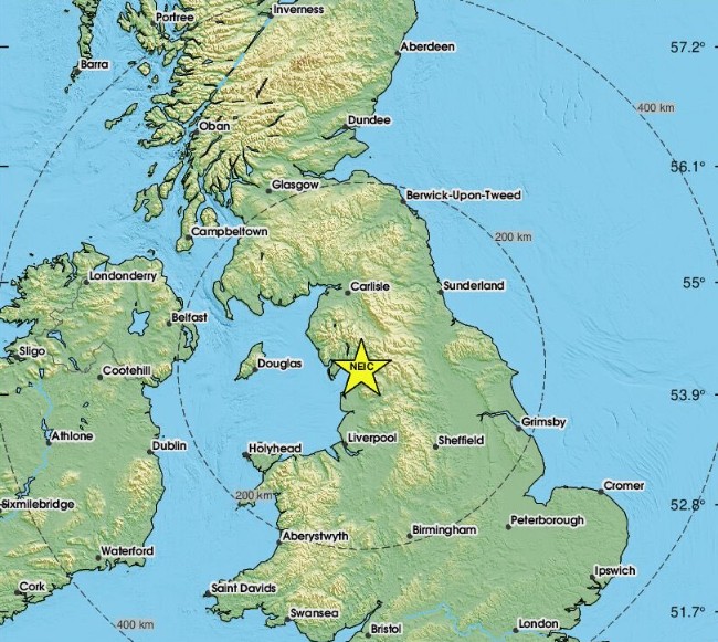 Lancashire Earthquake
