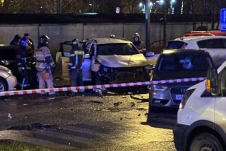 Moscow car bomb explosion