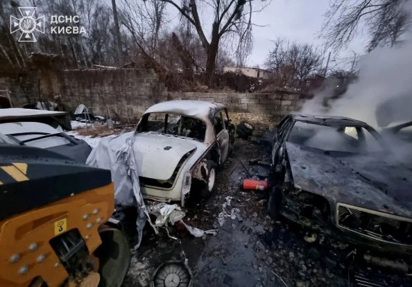 Russian Strike Hits Kyiv