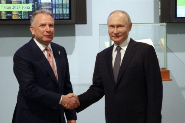 Steve Witkoff and Vladimir Putin