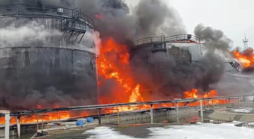 Ukrainian Drone Attack