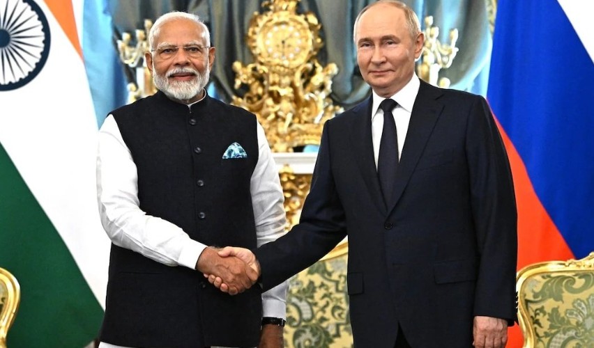 Vladimir Putin and PM Modi