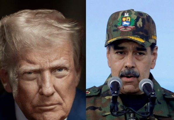 Donald Trump and Venezuelan President Nicolás Maduro