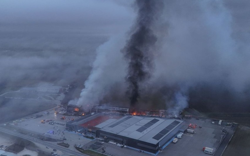Greek factory fire