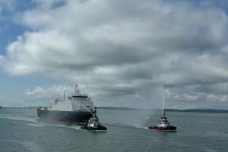 DFDS Caesarea Trader fire