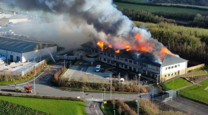 Devon School Fire