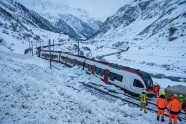 Swiss Train Derailed