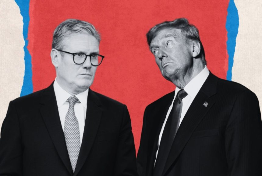 Keir Starmer and Donald Trump