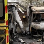 London ambulance Fire