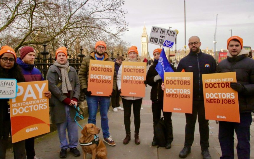 NHS resident doctors strike