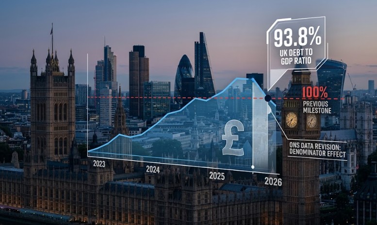 UK Debt to GDP Ratio