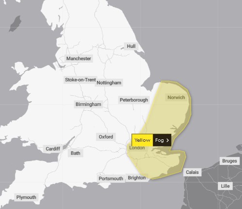 Yellow Weather Warning