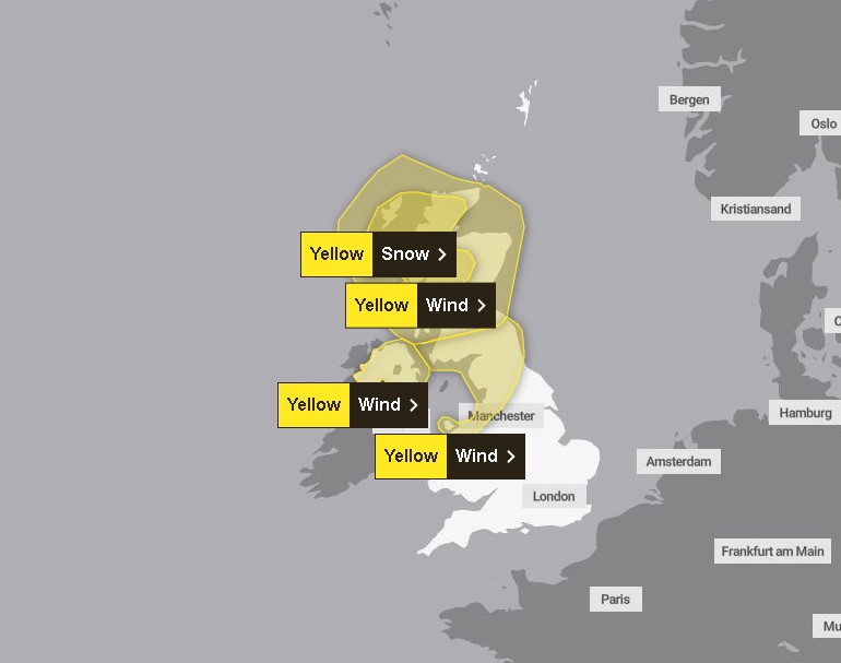Yellow Weather Warning