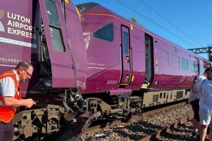 Bedford UK Train Collision
